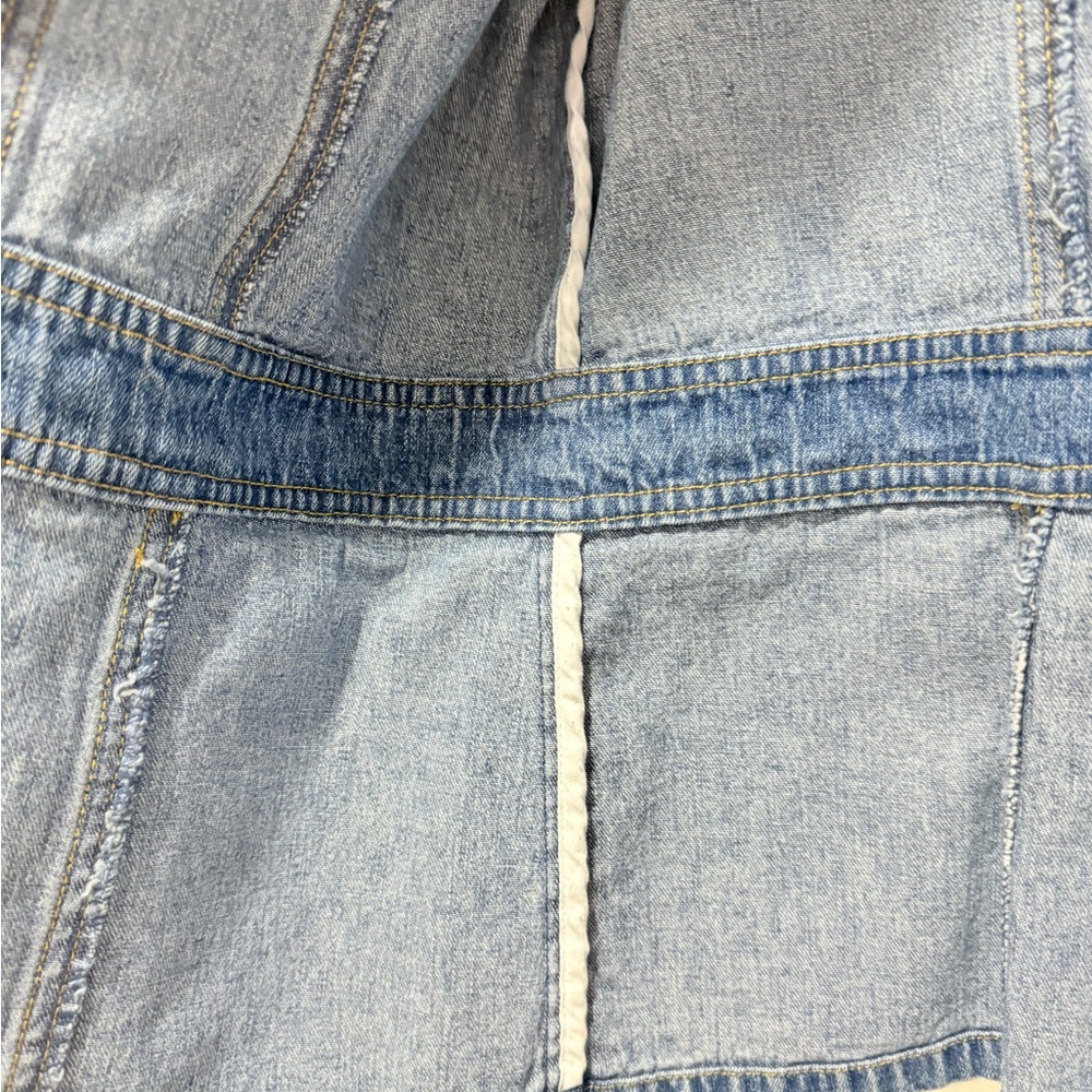 Valerie Stevens 100% Cotton Light Blue Denim Button-Front Jacket L - Picture 4 of 9